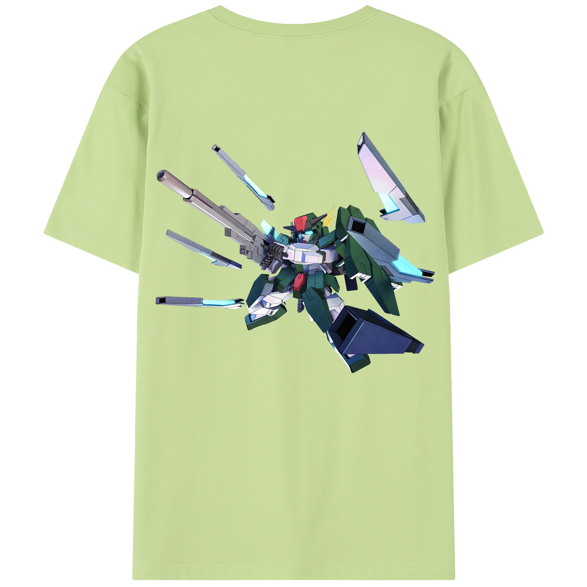 （画像用） 機動戦士ガンダム Mobile Suit Gundam 綿100％半袖Tシャツ（背面プリント）